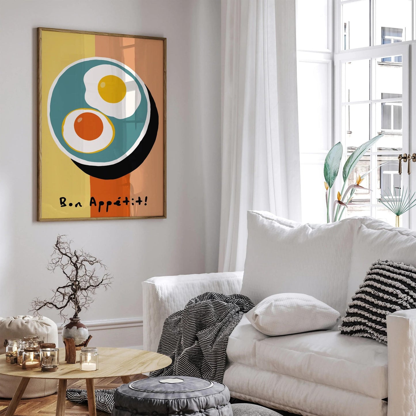 Bon Appétit Breakfast Eggs Wall Art