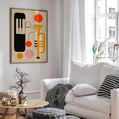 Modern Jazz Art Print - Music Poster 2025