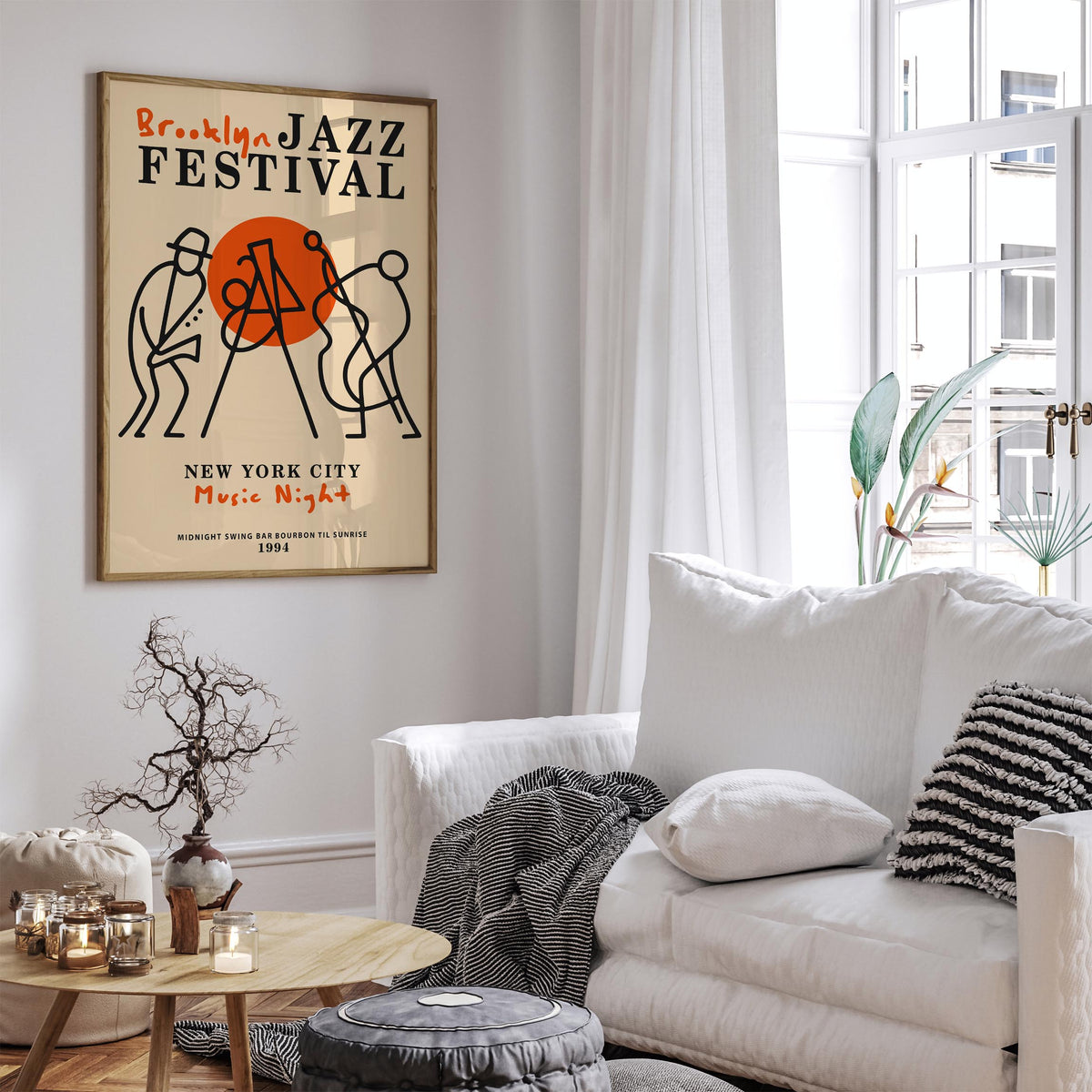 Brooklyn Jazz Festival NYC Art Poster