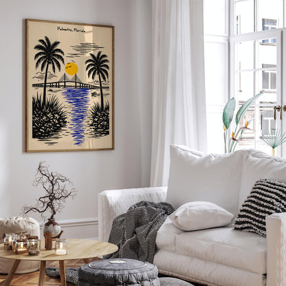 Palmetto Florida Poster