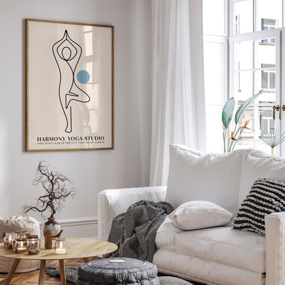 Yoga Wall Art Print – Yoga Lover Gift Idea Decor