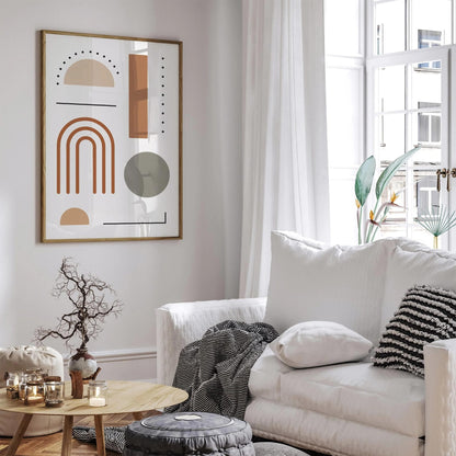 Modern Minimalist Art Print - Aesthetic Home Decor