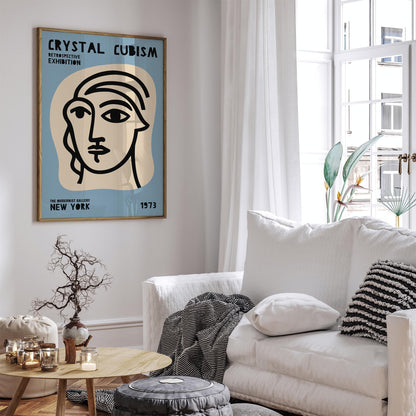 Crystal Cubism Exhibition New York City Poster