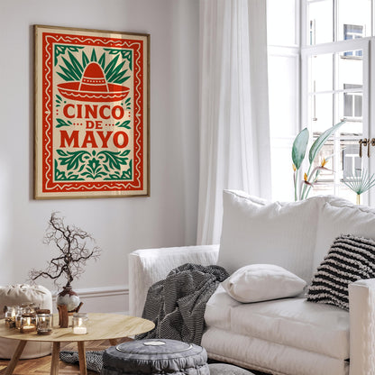 Mexican Decor Poster - Cinco de Mayo Print