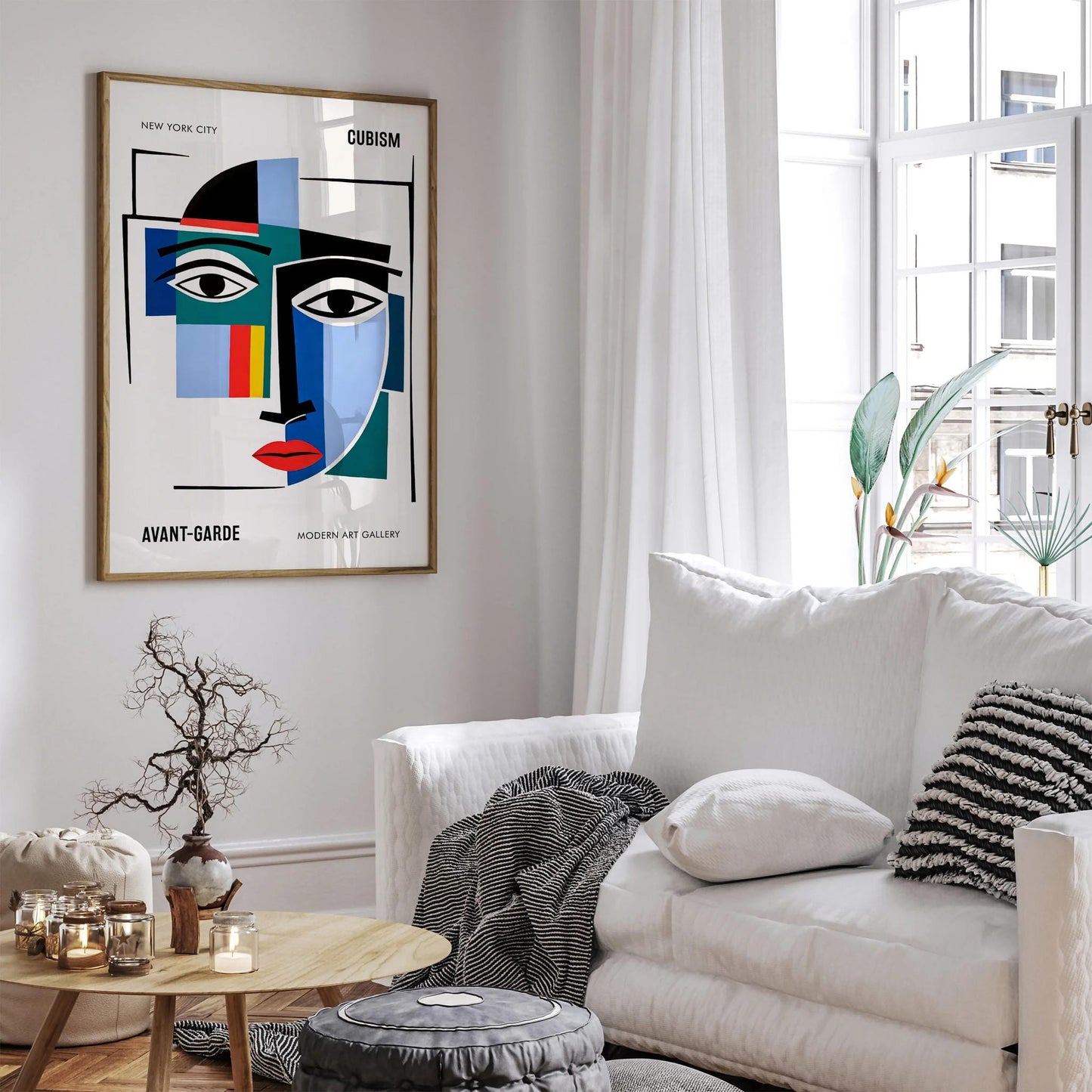 Cubism Avant-Garde NY Exhibition Poster