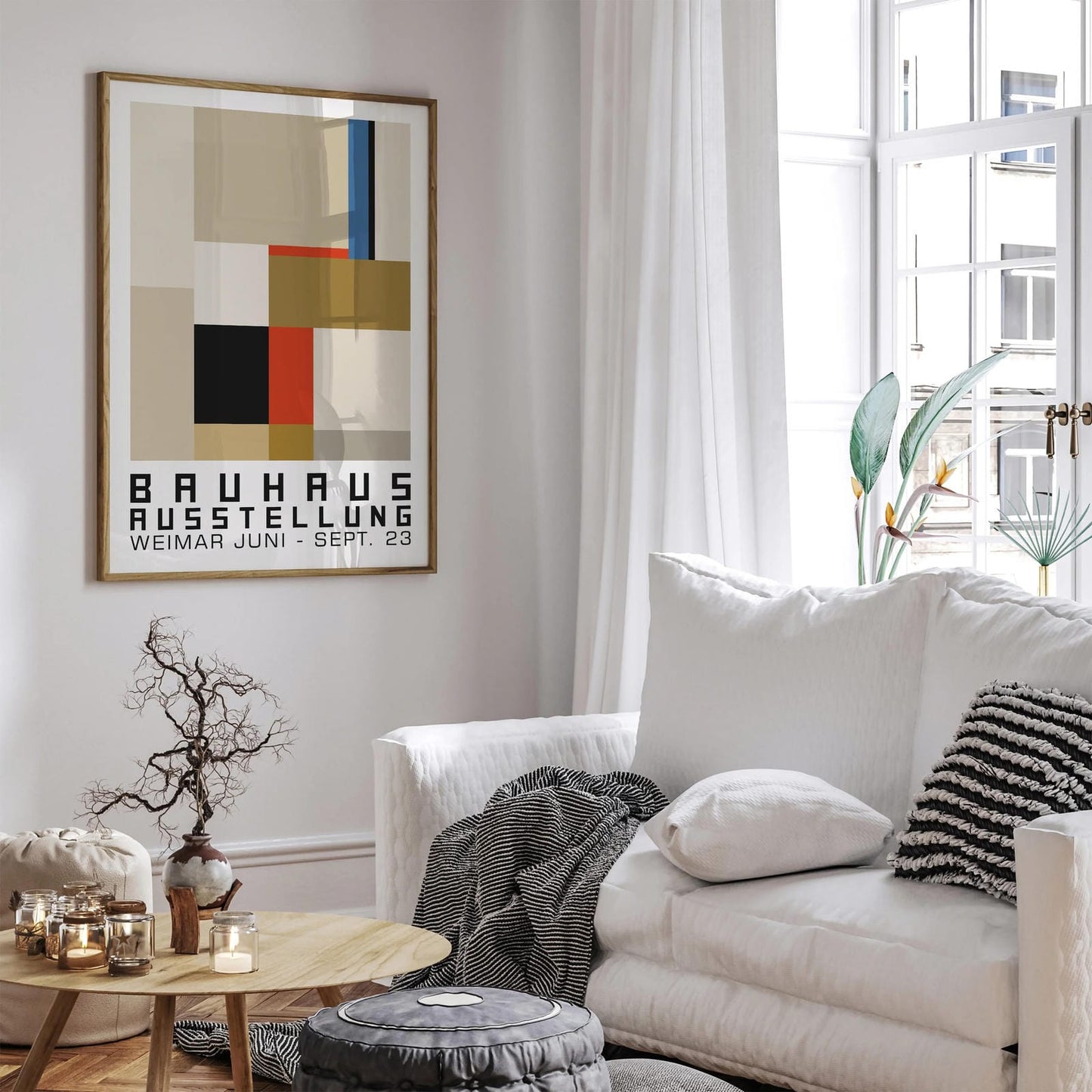Modern Bauhaus Aesthetic Design Art Print