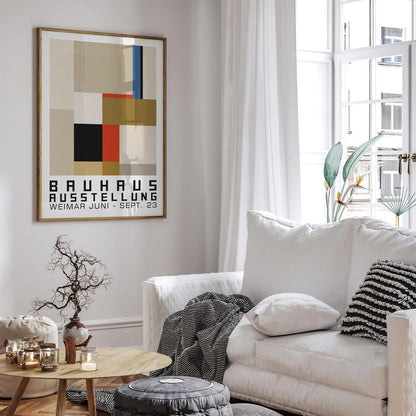 Modern Bauhaus Aesthetic Design Art Print