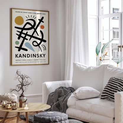 Kandinsky Paris Exhibition Art Poster