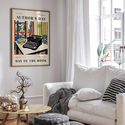 Authors Day Poster - Literary Wall Art