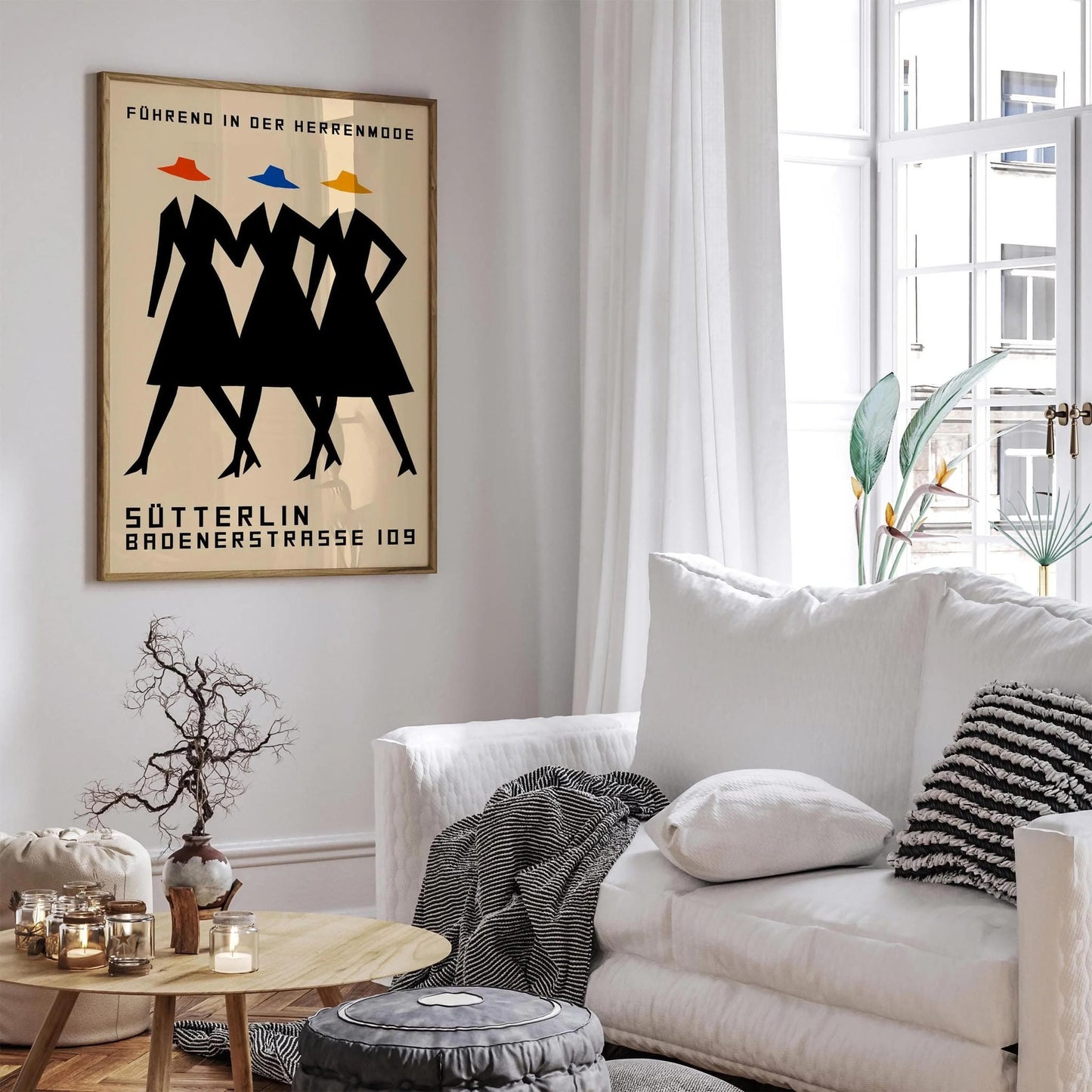 German Vintage Fashion Poster