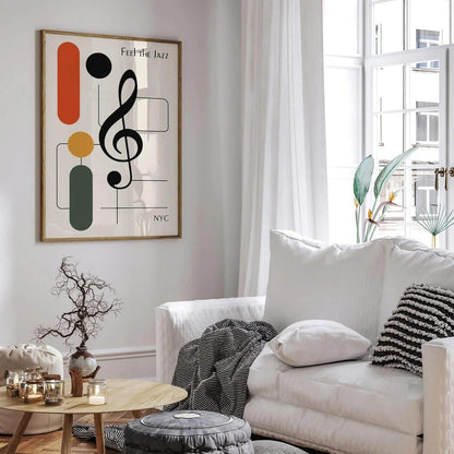 Feel The Jazz NYC Music Club Poster