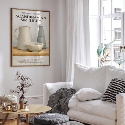 Scandinavian Simplicity Exhibition Poster