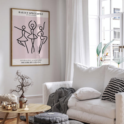 Ballet Spectacle Poster Dance Music Print