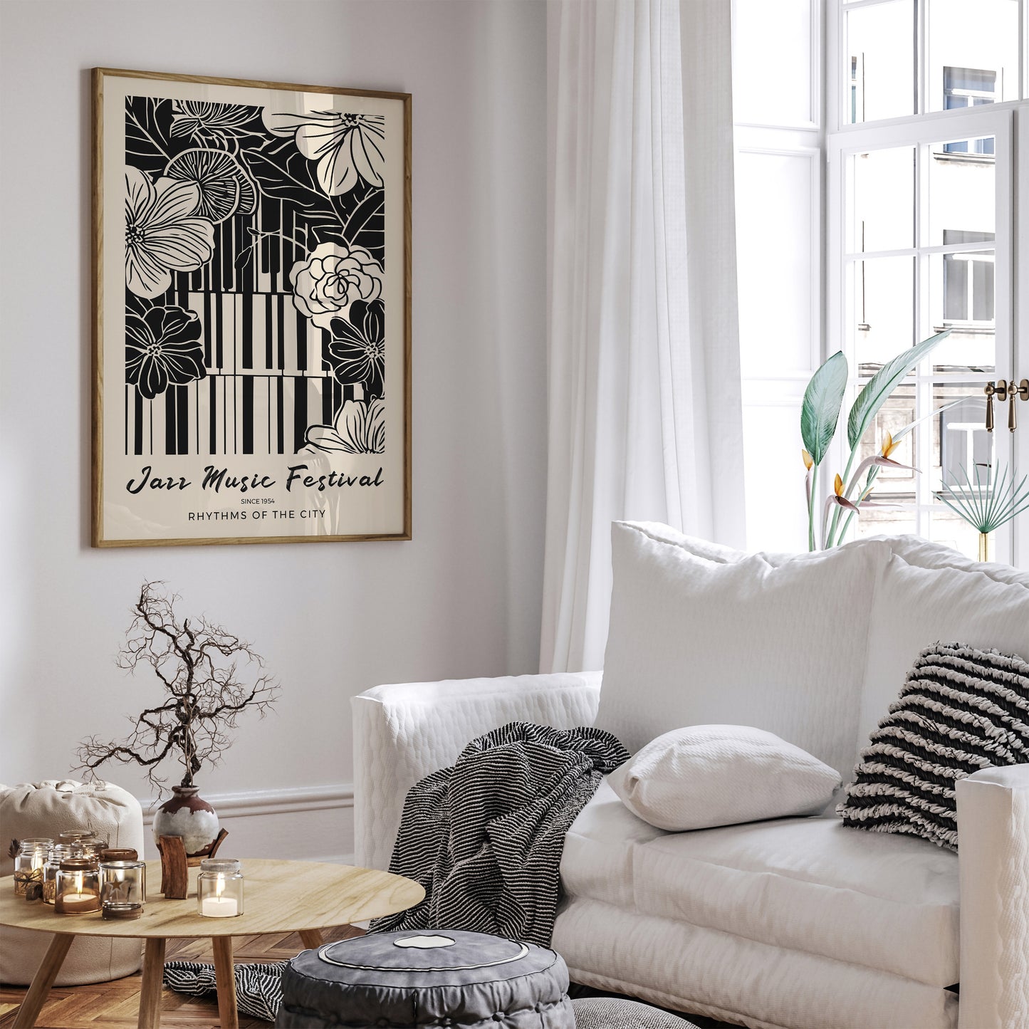 Jazz Music Festival Vintage Poster