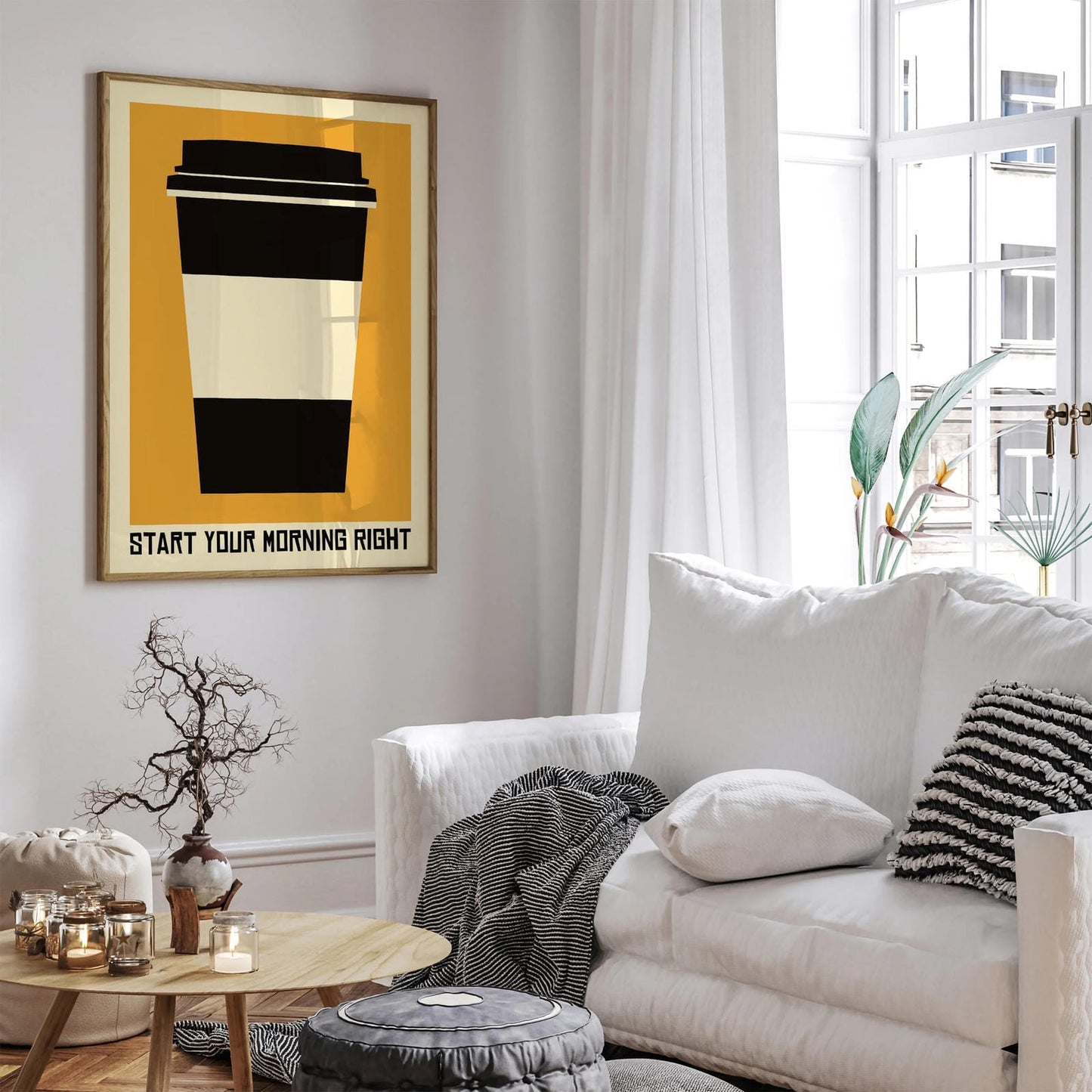 Start Your Morning Right - Coffee Poster