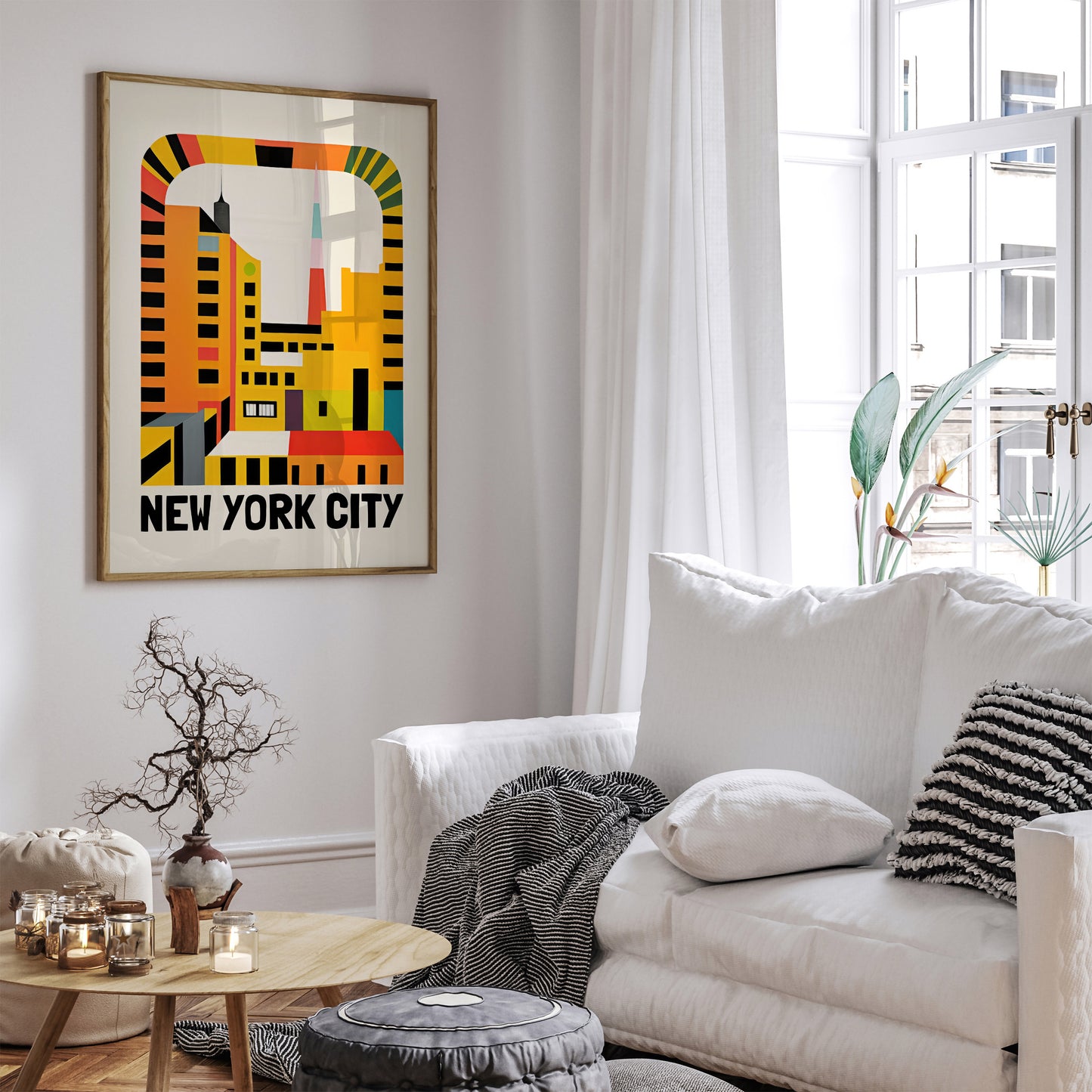 New York City Minimal Art Print