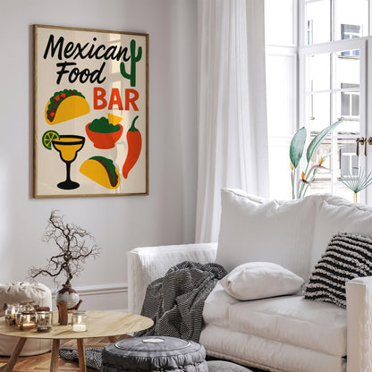 Mexican Food Bar Poster