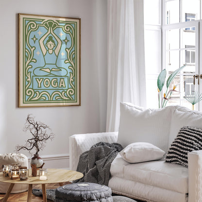 Yoga Poster – Funhouse Style Wellness Wall Art