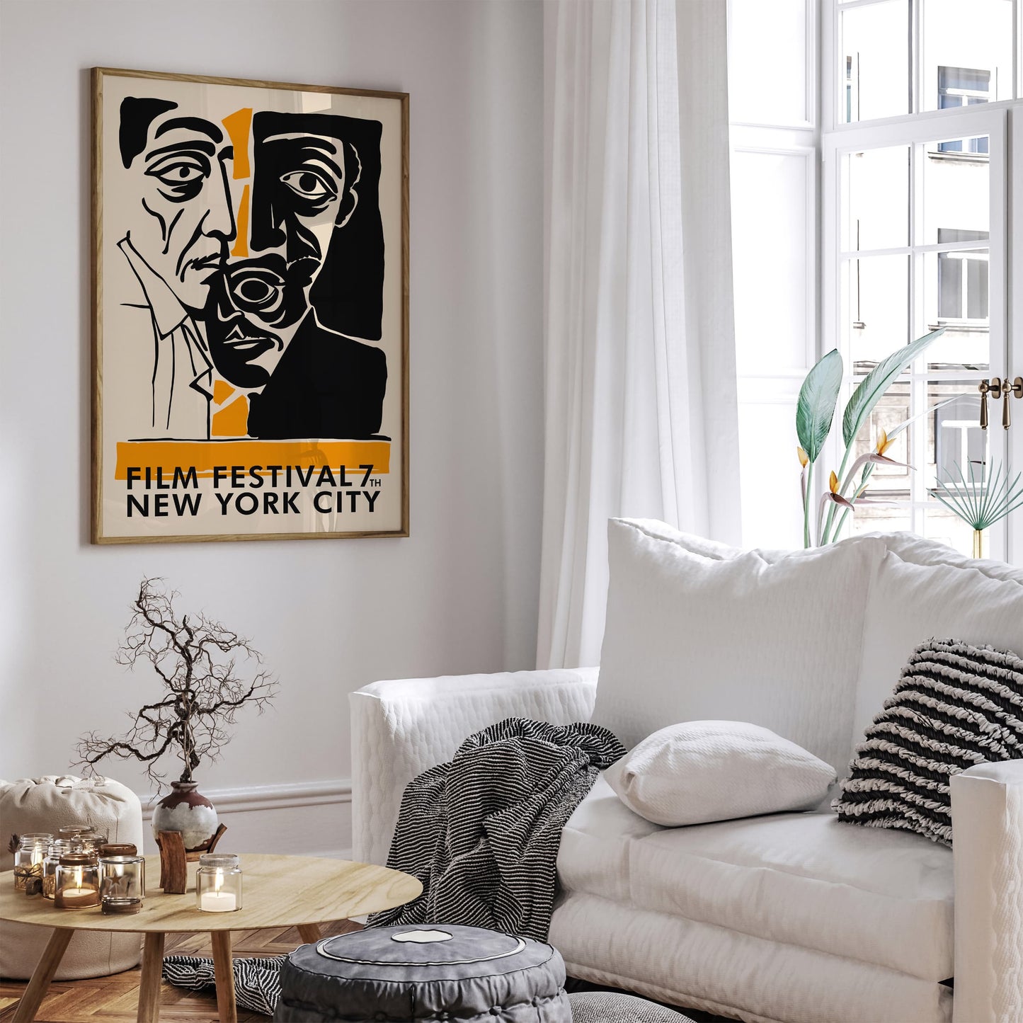 New York City Film Festival Art Print