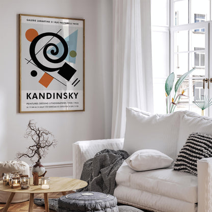 Kandinsky Exhibition Poster - Abstract Modern Art Print