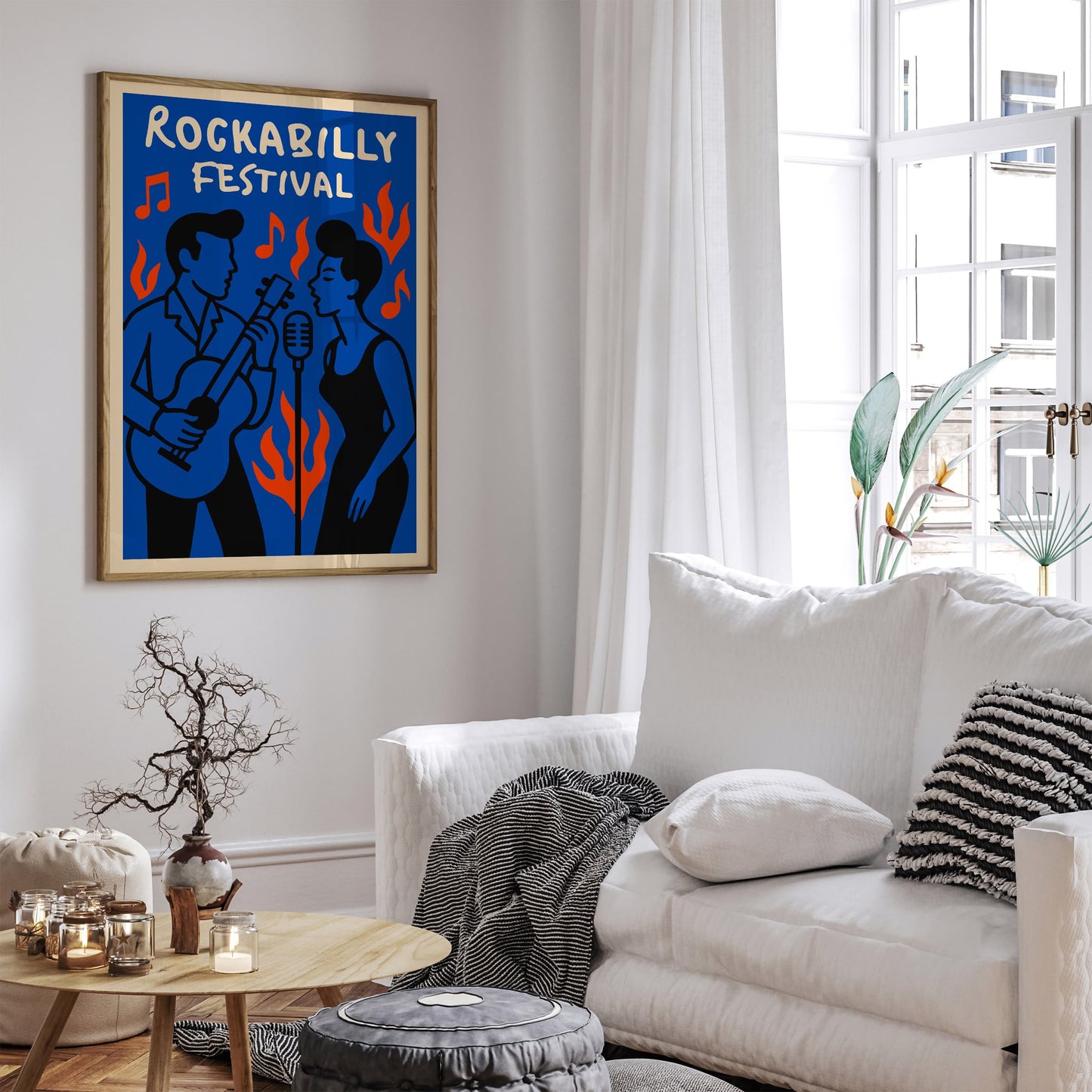 Rockabilly Festival Music Poster