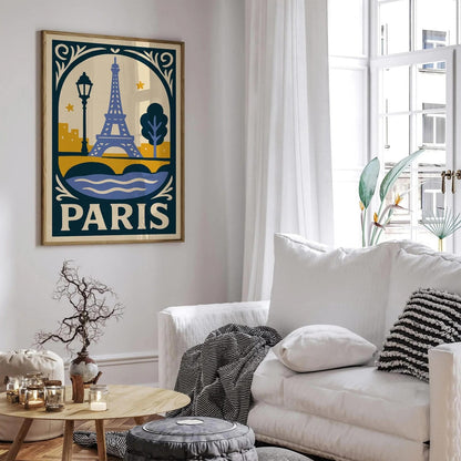 Paris Eiffel Tower Poster - Cityscape Wall Art