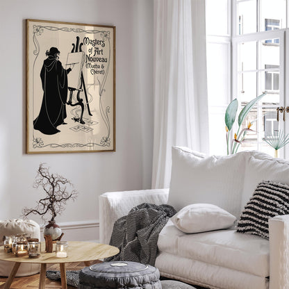 Mucha & Chéret Art Nouveau Poster
