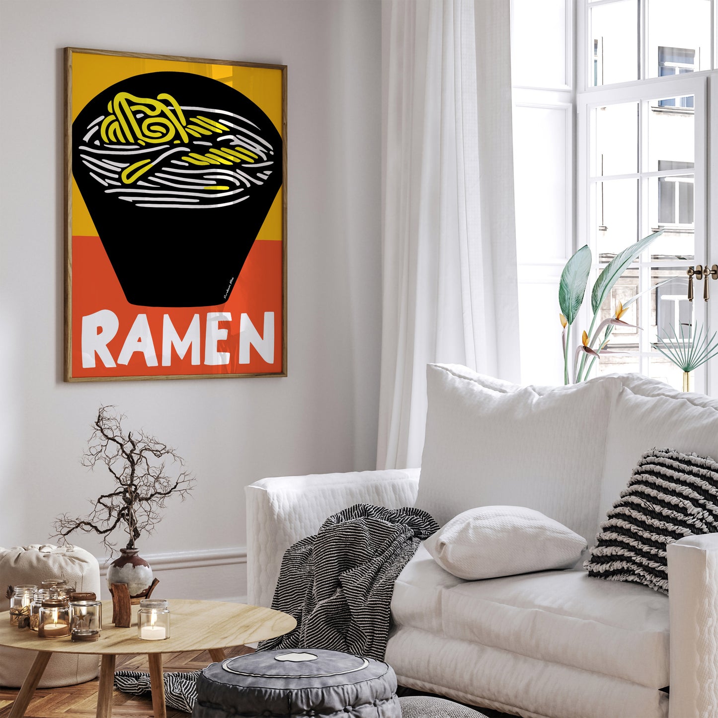 RAMEN Retro Art Print