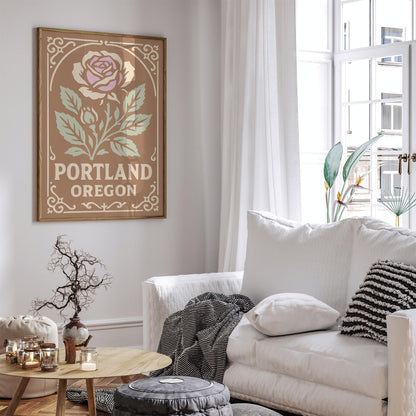 Portland Oregon Travel Poster