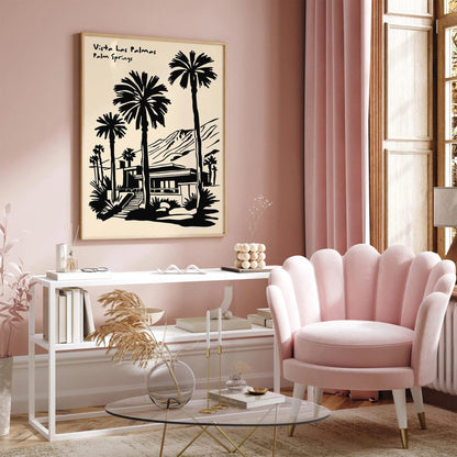 Vista Las Palmas Palm Springs Poster