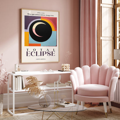 North America Total Eclipse Art Print