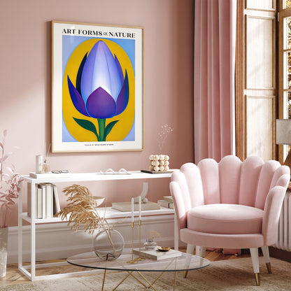 Artistic Artichoke Flower Art Print 2024