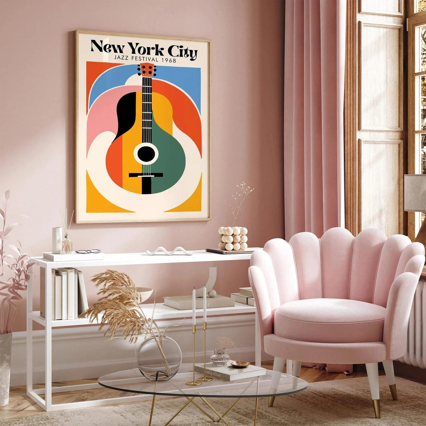 Colorful New York City Jazz Festival Poster