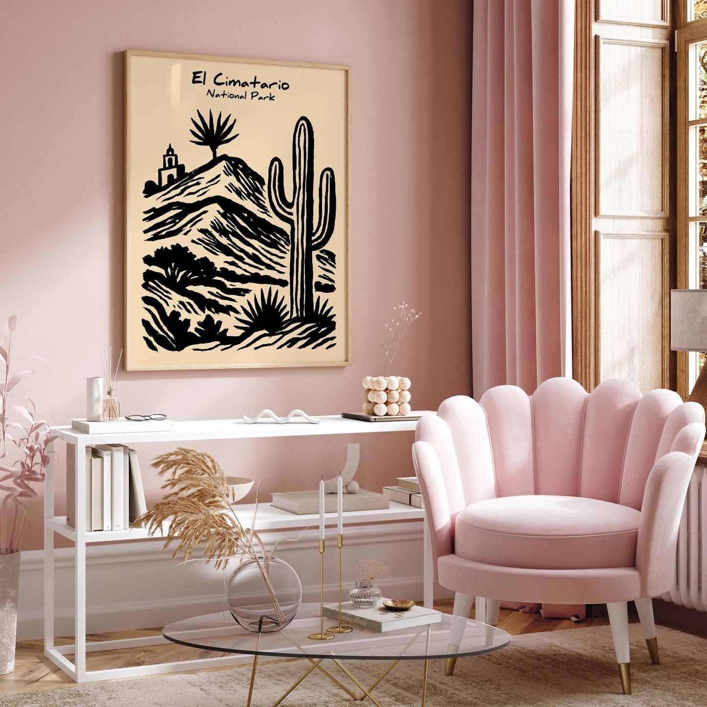 El Cimatario Park Poster - Mexico National Park Wall Art