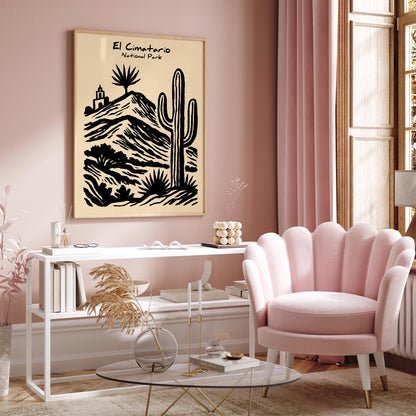 El Cimatario Park Poster - Mexico National Park Wall Art