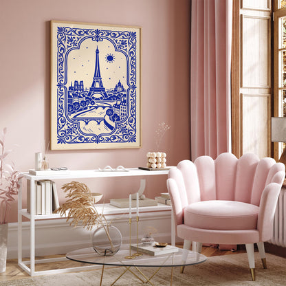 Paris Cityscape Wall Art Print 2026
