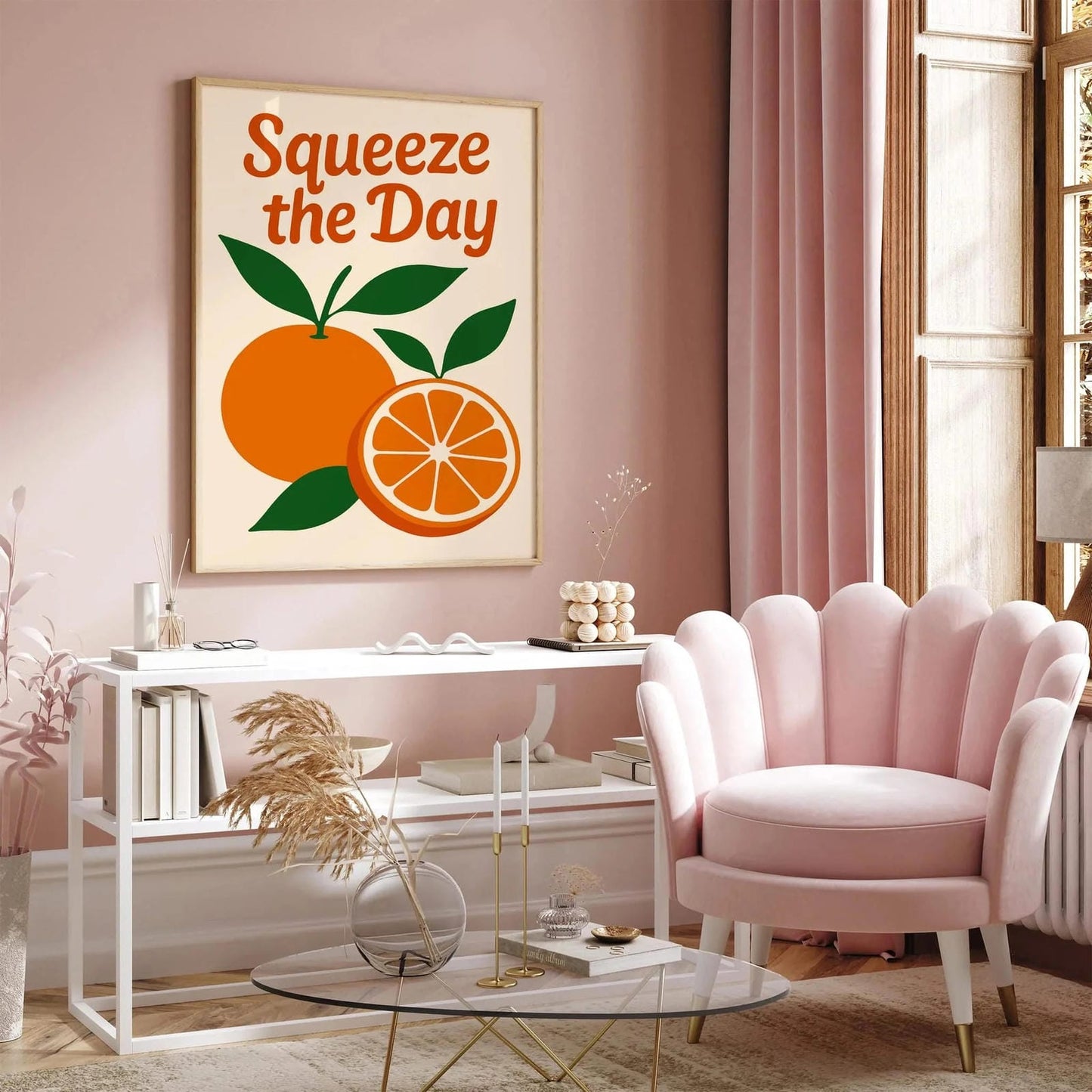 Squeeze the Day Poster - Oranges Art Print