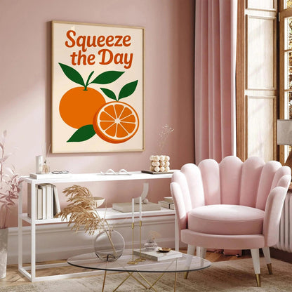 Squeeze the Day Poster - Oranges Art Print