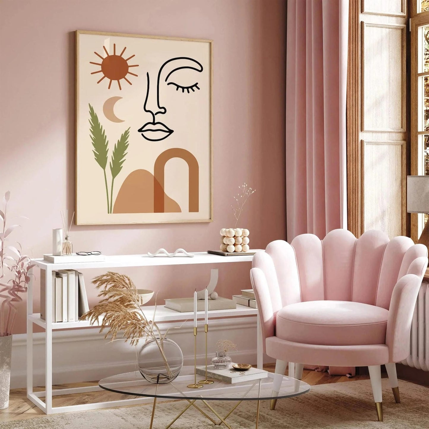 Boho Chic Poster - Aesthetic Japandi Wall Art
