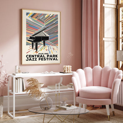 Central Park Jazz Festival 1993 Poster