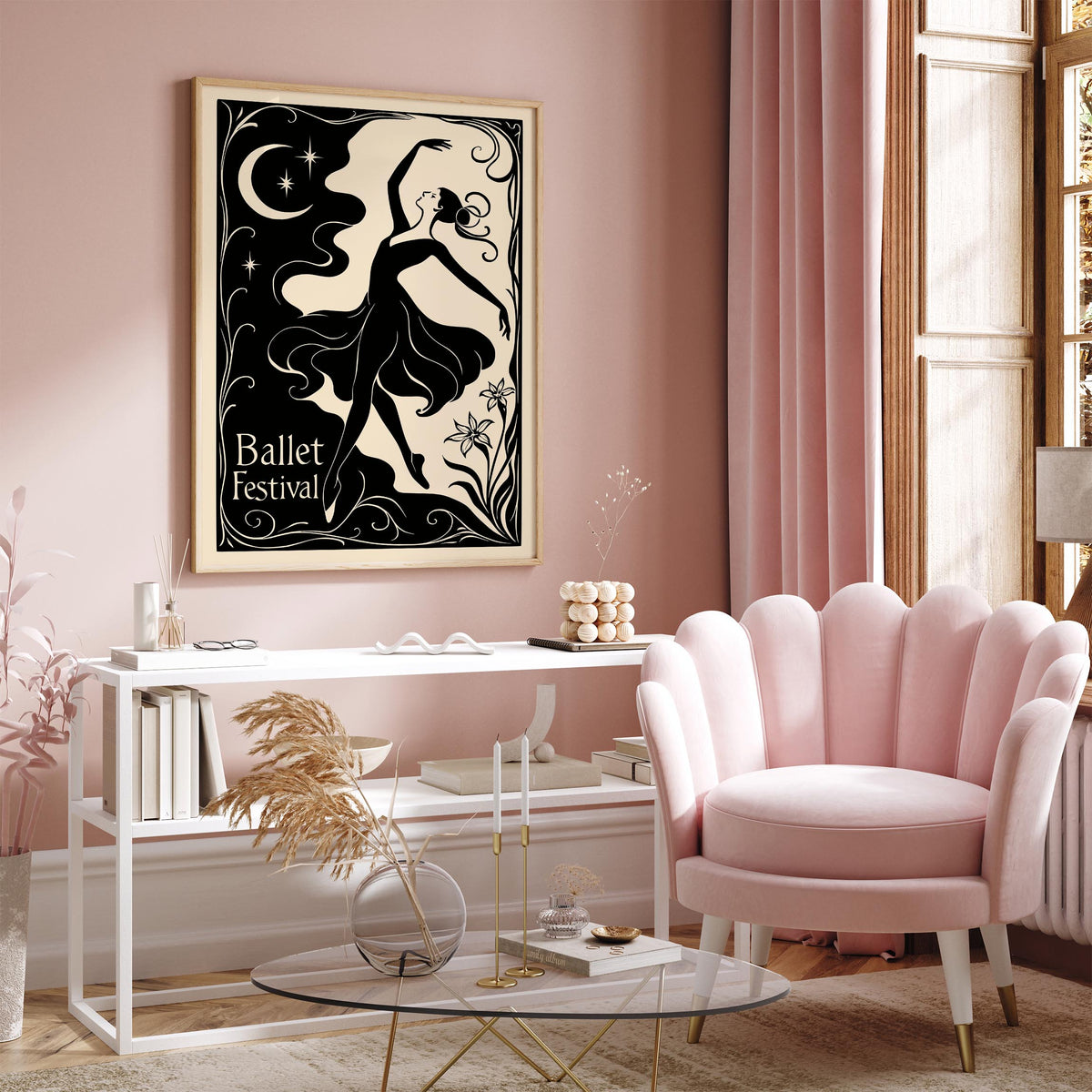 Vintage Ballet Festival Poster