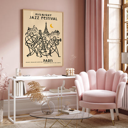 Midnight Jazz Festival Paris Poster