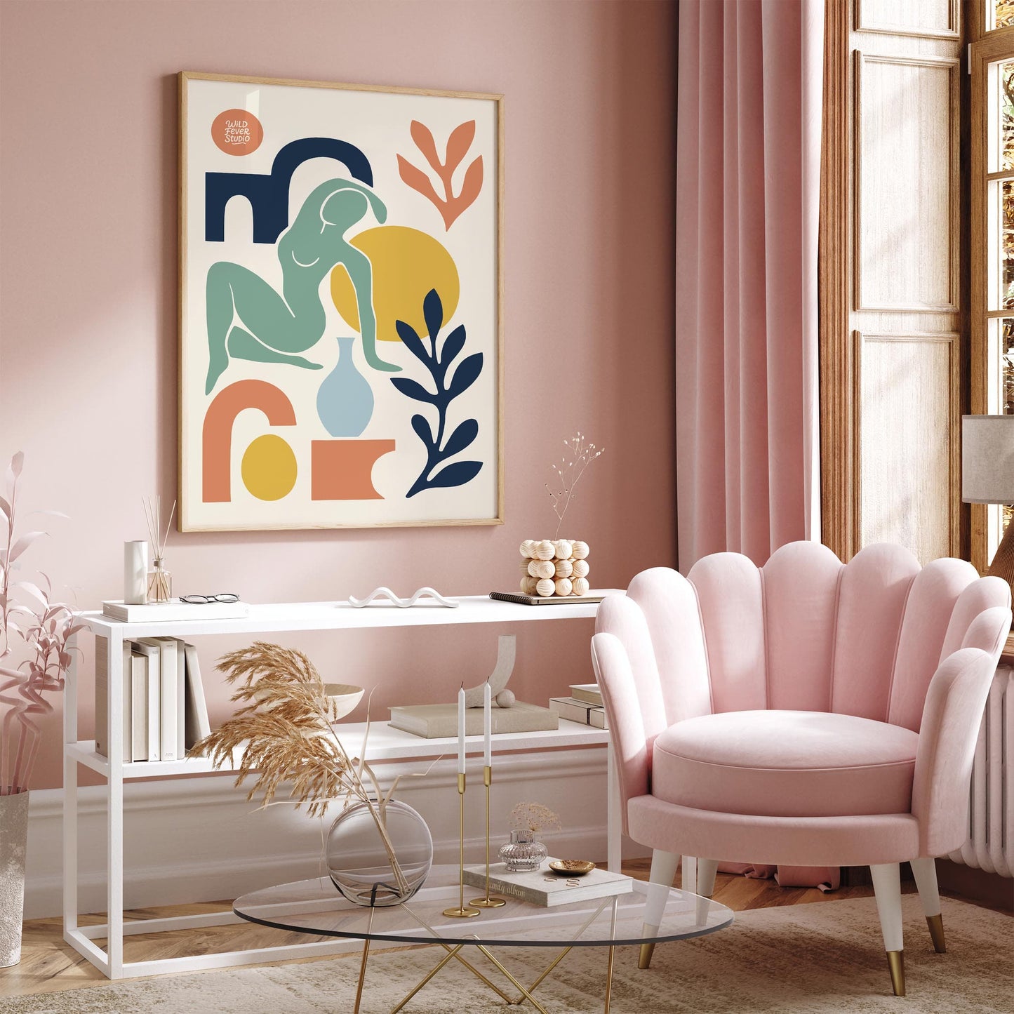 Modern Forms - Abstract Trendy Wall Art Print