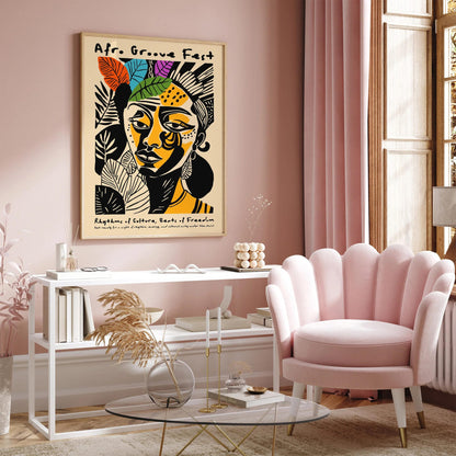 Afrobeat Festival Poster – African Music Wall Print
