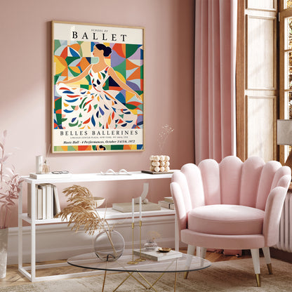 School of Ballet Poster Kids Room Decor