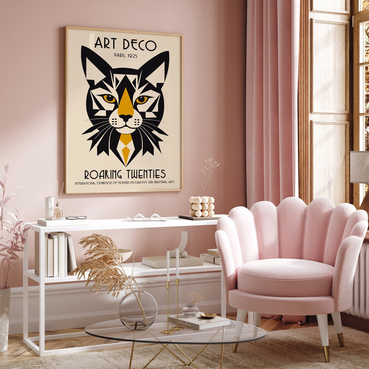 Art Deco Roaring Twenties Poster