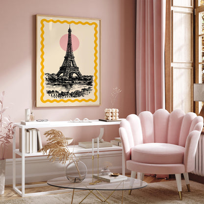 Eiffel Tower Paris Poster