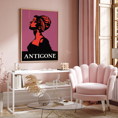 Antigone - Vintage Theater Poster Print