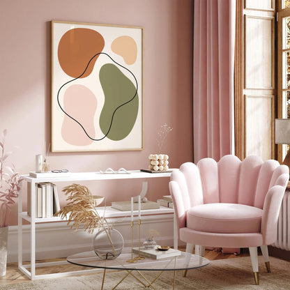 Trendy 2025 Abstract Modern Wall Art Print