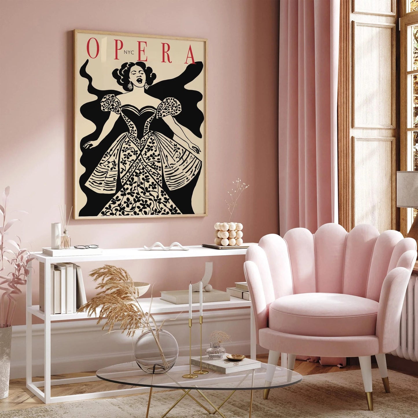 NYC Opera Music Vintage Poster